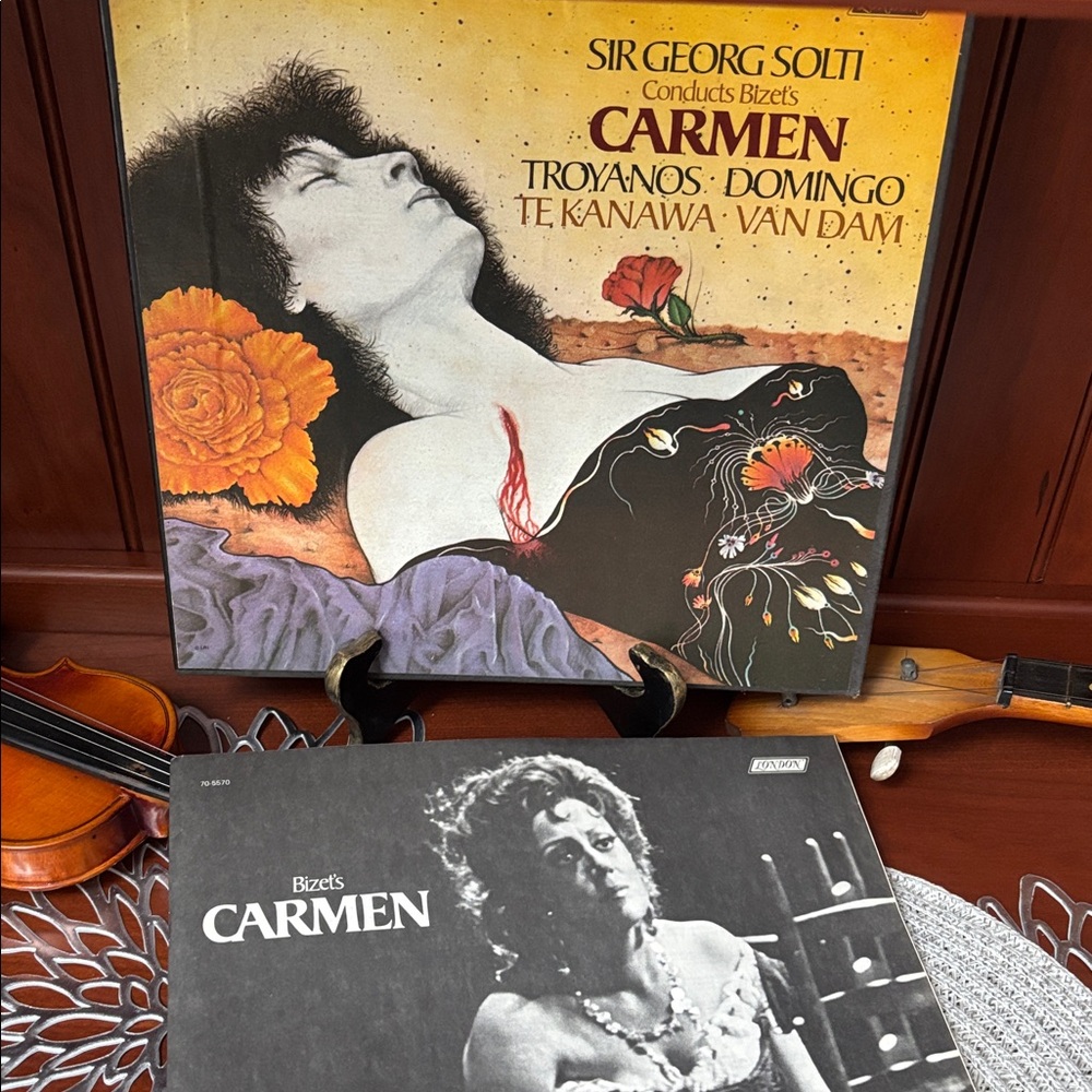 LP box set of Georges Bizet's opera Carmen, conducted by Sir Georg Solti.